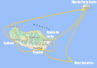 120 mil/25 godz. stażu: Madera > Porto Santo > Desertas > Madera