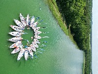 jeziora: Ryńskie, Tałty, Jagodne, Boczne, Niegocin,Kisajno, Dobskie, Dargiń. Trasa:Ryn-Górkło-Giżycko, Zimny Kąt-Sztynort-Wilkasy-Skonał.