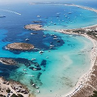 Palma de Mallorca/La Lonja Marina - Ibiza - Formentera - Ibiza - Palma de Mallorca. Inne wersje trasy w zależności od pogody i preferencji załogi.